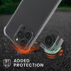 Husa Apple iPhone 15 Pro, Transparent/Argintiu, Silicon, KWM000020FA002C
