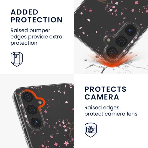 Husa Samsung Galaxy A55 5G, Multicolor, Silicon, KWM000021PU002C