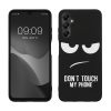 Husa Samsung Galaxy A05s, Negru/Alb, Silicon, KWM000021PY001C
