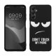 Husa Samsung Galaxy A05s, Negru/Alb, Silicon, KWM000021PY001C