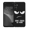 Husa Samsung Galaxy A05s, Negru/Alb, Silicon, KWM000021PY001C