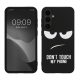 Husa Samsung Galaxy S23 FE, Negru/Alb, Silicon, KWM000021PZ001C