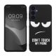 Husa Samsung Galaxy A25, Negru/Alb, Silicon, KWM000021QB001C