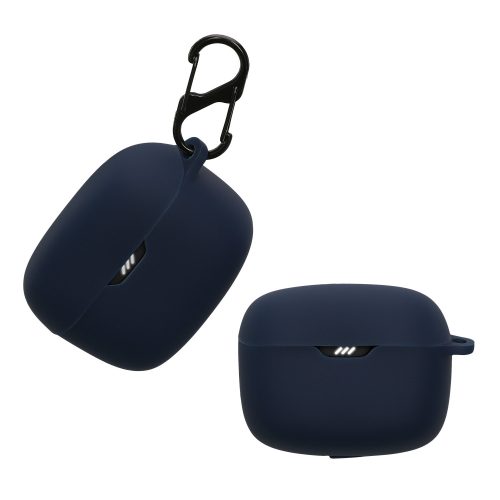 Husa Casti Kwmobile pentru JBL Tune Buds, Albastru inchis, Silicon, KWM0000209U004C