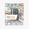 Husa Cheie Auto Kwmobile pentru Mazda 3 Butoane, Negru/Auriu, Silicon, KWM000025CD001C