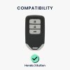 Husa Cheie Auto Kwmobile pentru Honda 3 Butoane, Multicolor, Silicon, KWM000025CH001C