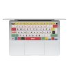 Autocolant tastatura Kwmobile pentru Apple MacBook Air M1 13" (2020), Multicolor, Plastic, KWM000025CO001C