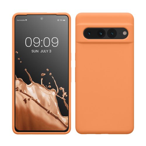 Husa Google Pixel 7 Pro, Portocaliu, Silicon, KWM0000171J037C