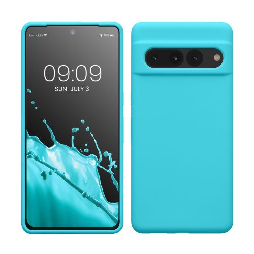 Husa Google Pixel 7 Pro, Albastru deschis, Silicon, KWM0000171J038C