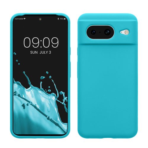 Husa Google Pixel 8, Albastru deschis, Silicon, KWM000020JF021C