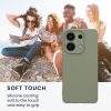 Husa Xiaomi Redmi Note 13, Verde deschis, Silicon, KWM000020LW003C
