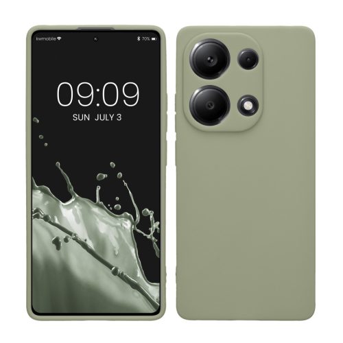Husa Xiaomi Redmi Note 13 Pro, Verde deschis, Silicon, KWM000020LY003C