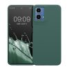 Husa Motorola Moto G34, Verde, Silicon, KWM000022QS006C