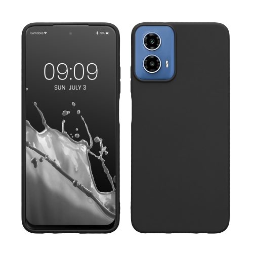 Husa Motorola Moto G34, Negru, Silicon, KWM000022QU001C