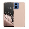 Husa Motorola Moto G34, Crem, Silicon, KWM000022QU004C