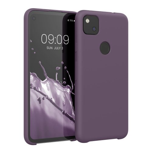 Husa Google Pixel 4a, Mov inchis, Silicon, KWM000011HX067C