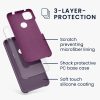 Husa Google Pixel 4a, Mov inchis, Silicon, KWM000011HX067C