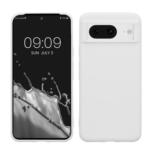 Husa Google Pixel 8, Alb, Silicon, KWM0000208H019C