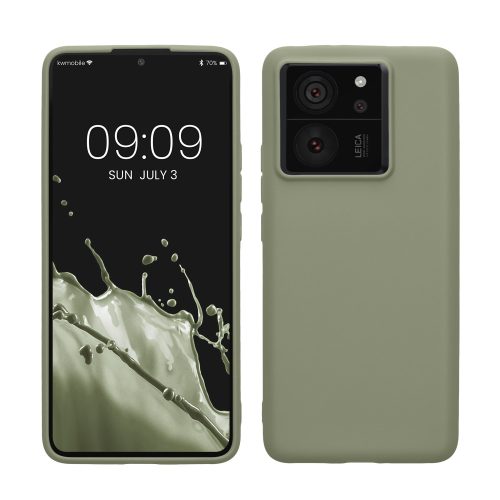 Husa Xiaomi 13T/13T Pro, Verde, Silicon, KWM000020IV005C