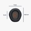 Set 2 Perne de urechi Kwmobile pentru JBL Quantum 100X/Quantum 100, Gri inchis, Piele ecologica, KWM000025CW001C