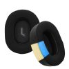 Set 2 Perne de urechi cu gel de racire Kwmobile pentru JBL E55BT, Negru, Piele ecologica, KWM000025DD001C