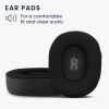 Set 2 Perne de urechi cu gel de racire Kwmobile pentru JBL E55BT, Negru, Piele ecologica, KWM000025DD001C