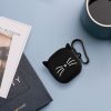 Husa Casti Kwmobile pentru Samsung Galaxy Buds FE, Negru/Alb, Silicon, KWM000025DN001C