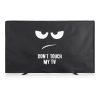 Husa de exterior Kwmobile pentru televizor de 32 inch, Negru/Alb, Poliester, KWM000025EI001C