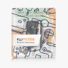 Husa Cheie Auto Kwmobile pentru VW 3 Butoane, Negru/Argintiu, Silicon, KWM000025EN002C