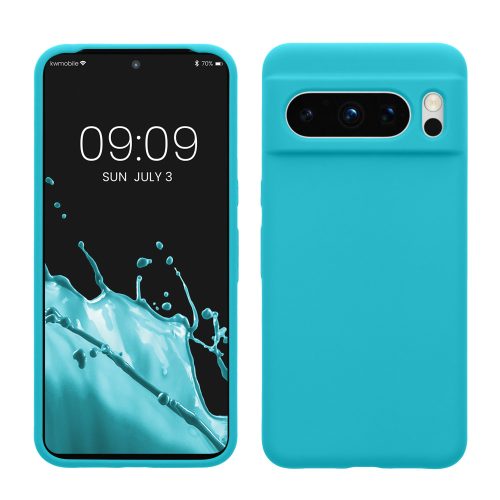 Husa Google Pixel 8 Pro, Albastru deschis, Silicon, KWM0000208G047C