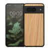 Husa Google Pixel 8, Maro, Lemn/Silicon, KWM0000208X003C