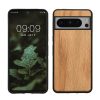 Husa Google Pixel 8 Pro, Maro, Lemn/Silicon, KWM0000208Y003C