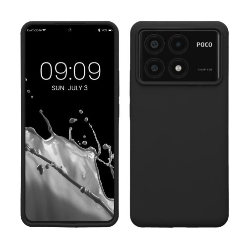 Husa Poco X6 Pro, Negru, Silicon, KWM000020MF002C