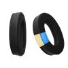 Set 2 Perne de urechi cu gel de racire Kwmobile pentru Sennheiser HD 569/HD599/HD599 SE, Negru, Piele ecologica, KWM000025EX001C
