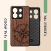 Husa Xiaomi Redmi Note 13, Maro, Lemn, KWM000020MO001C