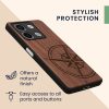 Husa Xiaomi Redmi Note 13, Maro, Lemn, KWM000020MO001C