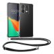 Husa cu jnur Xiaomi Redmi Note 13, Transparent/Negru, Silicon, KWM000020MT001C