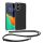 Husa Xiaomi Redmi Note 13 Pro Plus 5G, Transparent/Negru, Silicon, KWM000020MU001C