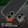 Husa Xiaomi Redmi Note 13 Pro Plus 5G, Transparent/Negru, Silicon, KWM000020MU001C