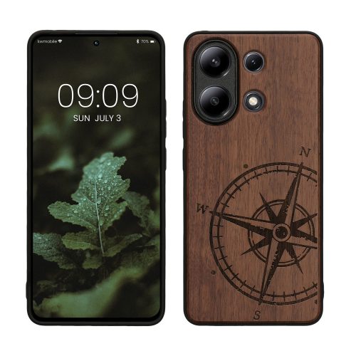 Husa Xiaomi Redmi Note 13, Maro, Lemn, KWM000020MZ001C