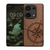Husa Xiaomi Redmi Note 13 Pro, Maro, Lemn/Silicon, KWM000020NA001C