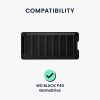 Husa de protectie Kwmobile pentru WD Black P40 GameDrive, Gri, Silicon, KWM000025FQ002C