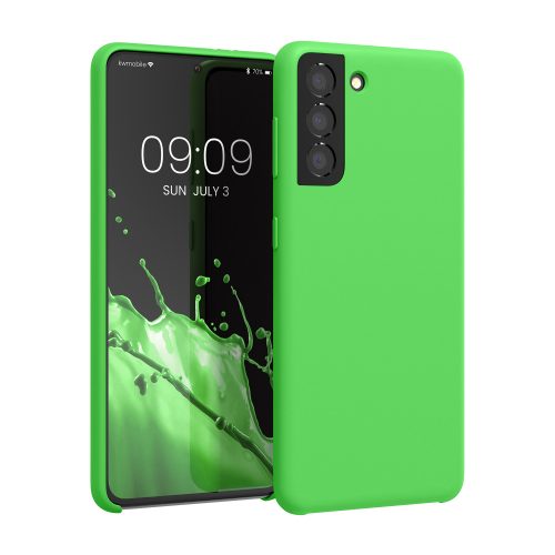 Husa Samsung Galaxy S21, Verde, Silicon, KWM000012BT075C