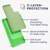 Husa Samsung Galaxy S21, Verde, Silicon, KWM000012BT075C