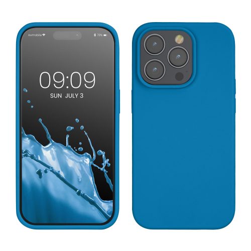 Husa Apple iPhone 14 Pro, Albastru, Silicon, KWM000016NK038C