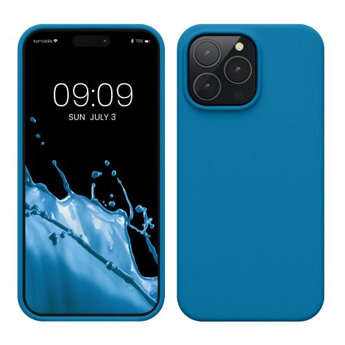 Husa Apple iPhone 14 Pro Max, Albastru, Silicon, KWM000016NL040C