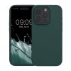 Husa Apple iPhone 15 Pro, Verde inchis, Silicon, KWM000020CC021C