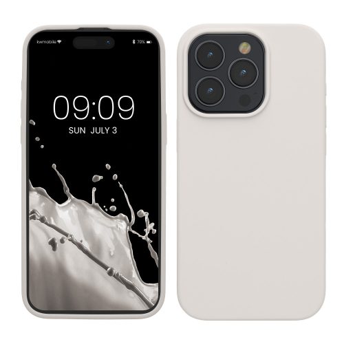 Husa Apple iPhone 15 Pro Max, Alb, Silicon, KWM000020CD015C