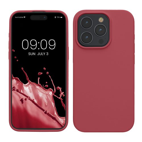 Husa Apple iPhone 15 Pro Max, Roz inchis, Silicon, KWM000020CD018C