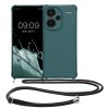 Husa cu jnur Xiaomi Redmi Note 13 Pro Plus 5G, Verde, Silicon, KWM000020ND001C